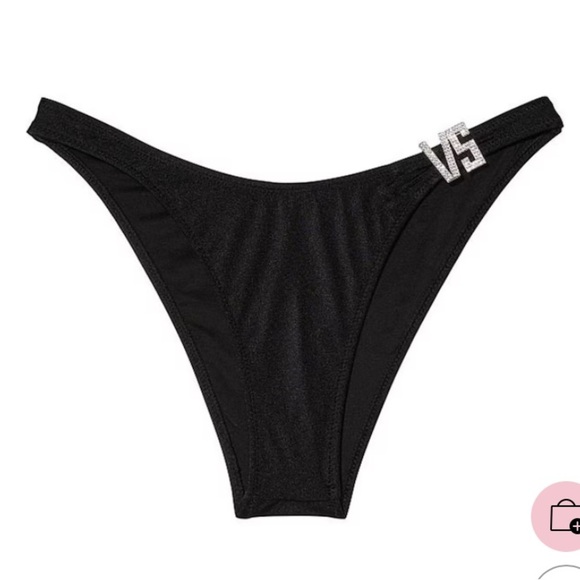 New! Victoria’s Secret bling logo hardware Brazilian swim bottom 4466 - Picture 1 of 8